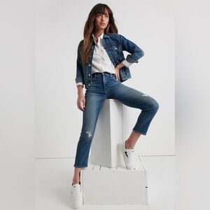 Lucky Brand Authentic Straight Crop Jeans